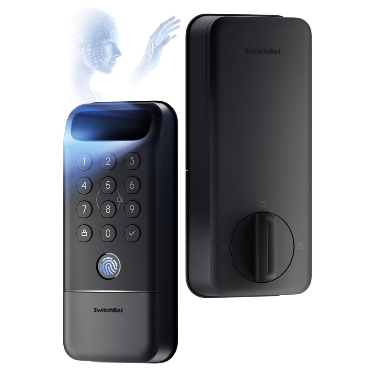 SwitchBot Lock Vision Pro Smart Lock, 3D Face Recogn - Image 1