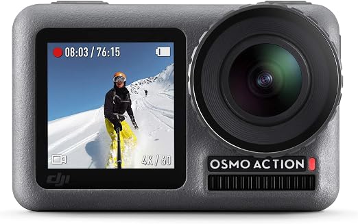 DJI Osmo Action 5 Pro Standard Combo, Waterproof Action Camera with 1/1.3" Sensor, 4K/120fps Video, Subject Tracking, Stabilization, Dual OLED Touchscreens, Ideal for Sports, Vlog