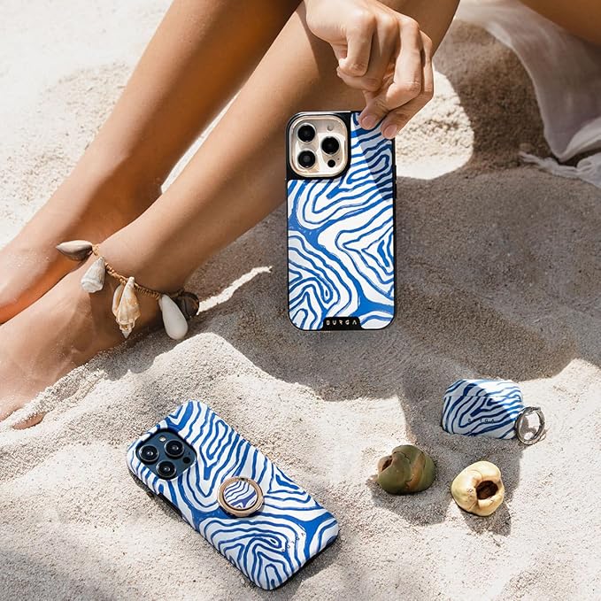 BURGA Phone Case for iPhone 13 - Cute, Trendy, Aesthetic, Pattern Phone Cover, Hard Shell Protection - fits Apple iPhone 13 Case for Women and Men