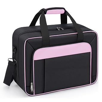 GDNasist Carrying Case Compatible with PS5/PS5 Pro/PS5 Slim, Pink