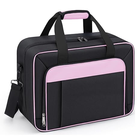 GDNasist Carrying Case Compatible with PS5/PS5 Pro/PS5 Slim, Pink