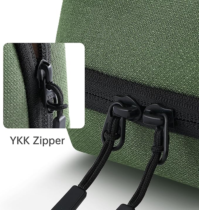 Electronic Organizer Travel Case Bag for Cables, Switch, SD card, Passport and More ??Ultimate Protection & Portability Waterproof (Green)