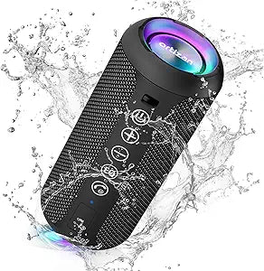 Ortizan X10 Portable Bluetooth Speaker (1st Gen), IPX7 Waterproof, Wireless