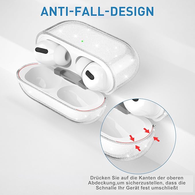 Valkit Compatible AirPods Pro Case, Clear with Cleaner Kit, Soft TPU Protective Cover for AirPods Pro Gen 2/1