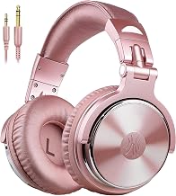 OneOdio Wired DJ Hi-Res Over-Ear Headphones for PC, Keyboard Guitar - Pink - Image 1