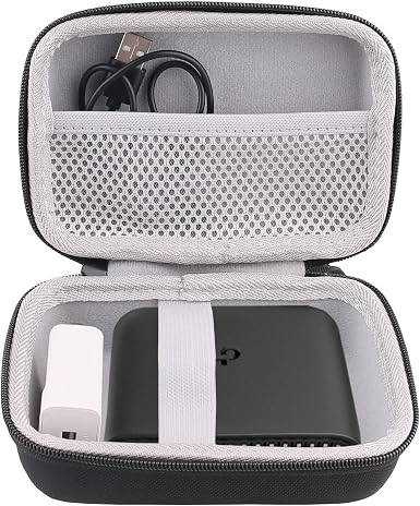 Hard Case Compatible with TP-Link Ultra-Portable Wi-Fi 6 AX1500/AX3000 Travel Router TL-WR1502X/WR3002X,Fits USB Cable and Power Adapter (Box Only)