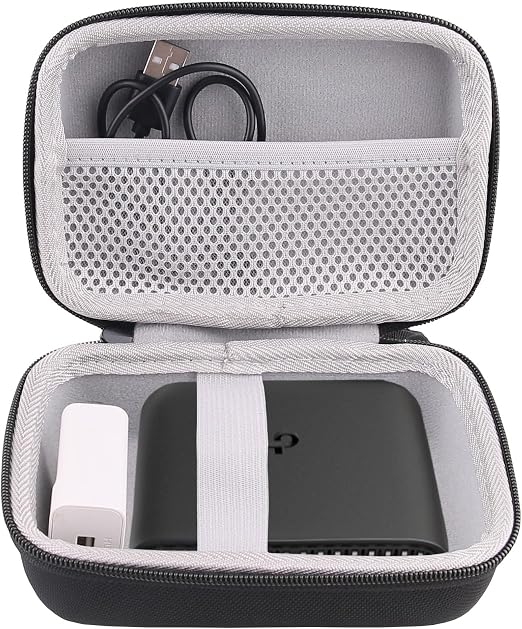 Hard Case Compatible with TP-Link Ultra-Portable Wi-Fi 6 AX1500/AX3000 Travel Router TL-WR1502X/WR3002X,Fits USB Cable and Power Adapter (Box Only)