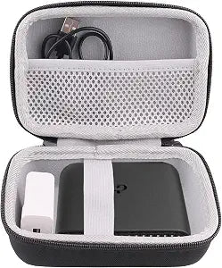 Hard Case Compatible with TP-Link Ultra-Portable Wi-Fi 6 AX1500/AX3000 Travel Router TL-WR1502X/WR3002X,Fits USB Cable and Power Adapter (Box Only)