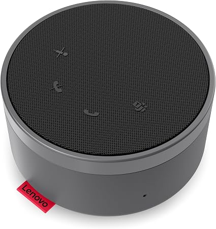 Lenovo Go Wired Speakerphone - Omni-Directional Mic - Plug-and-Play - USB-C Connectivity - Certified for Microsoft Teams, Gray