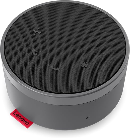Lenovo Go Wired Speakerphone - Omni-Directional Mic - Plug-and-Play - USB-C Connectivity - Certified for Microsoft Teams, Gray