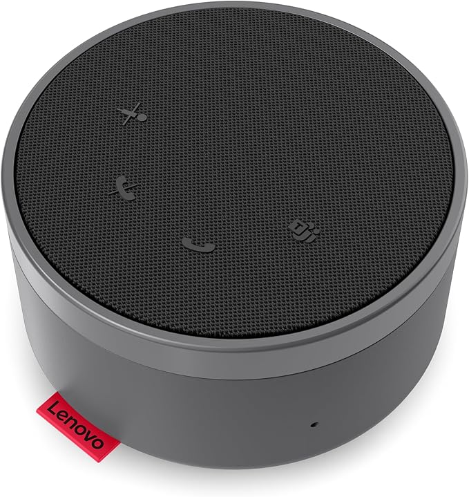 Lenovo Go Wired Speakerphone - Omni-Directional Mic - Plug-and-Play - USB-C Connectivity - Certified for Microsoft Teams, Gray