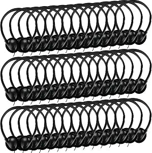 Bulk Classroom Headphones for Kids Student School-100 Pack, Wired On-Ear Headphones for Chromebook Laptop Computer, K-12, Class Set(Black)