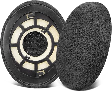 SOULWIT Mesh Earpads for Sennheiser RS120/HDR120/TR120 - Black