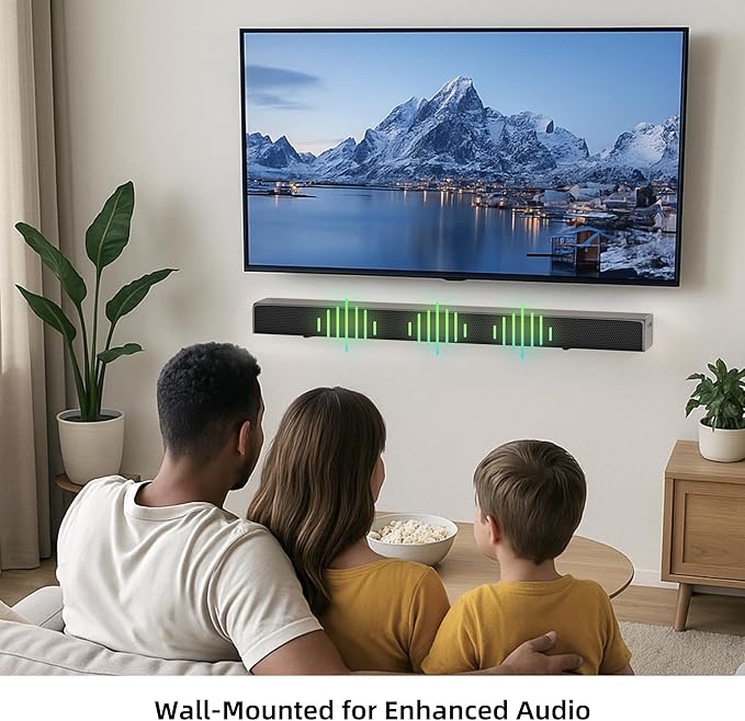 ELETIUO Soundbar Mount,Heavy Duty L Bracket Holds up to 60 lbs,Universal Wall Mount Compatible with Samsung, Sony, LG, JBL, Bose, Vizio, Roku, Polk Audio,Onn & More (Above or Under TV)