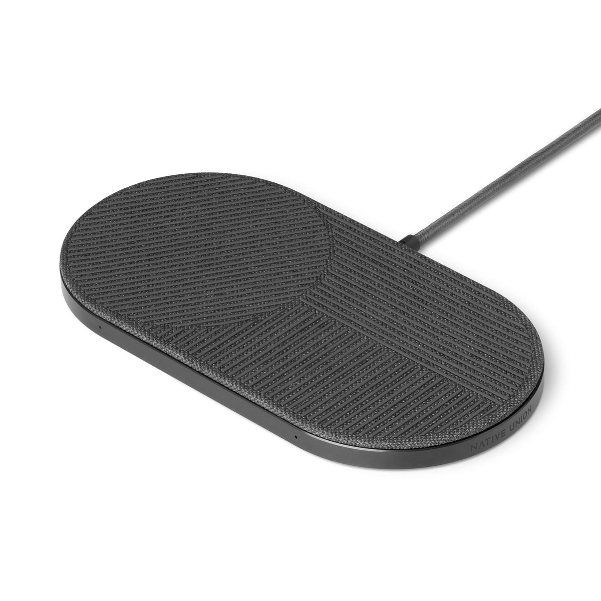 NATIVE UNION Drop XL Wireless Charger – 10W Multi-Device Fast Charging Pad Compatible with iPhone & Qi Compatible Devices(Adapter for US, China and Australia Included)