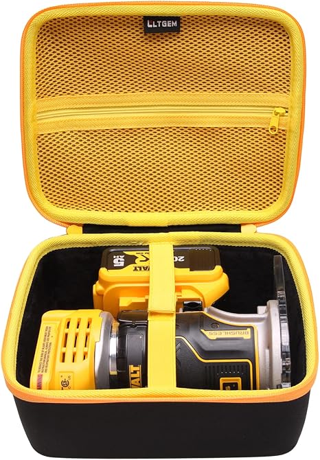 LTGEM Tool Case Compatible with DEWALT 20V Max XR Cordless Router DCW600B