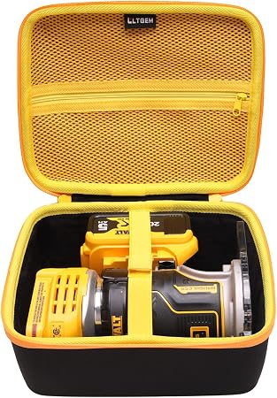LTGEM Tool Case Compatible with DEWALT 20V Max XR Cordless Router DCW600B