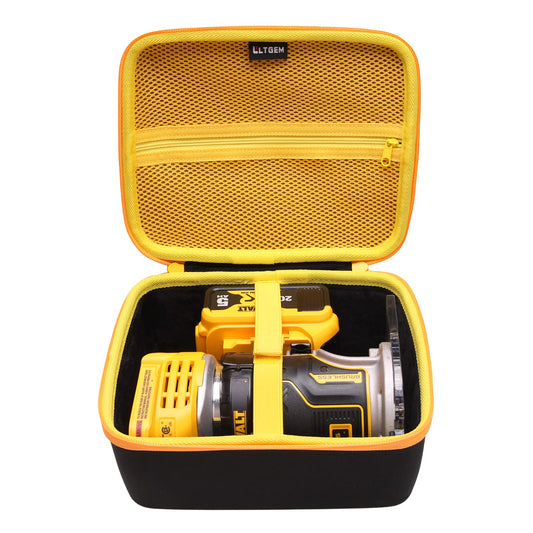 LTGEM Tool Case Compatible with DEWALT 20V Max XR Cordless Router DCW600B