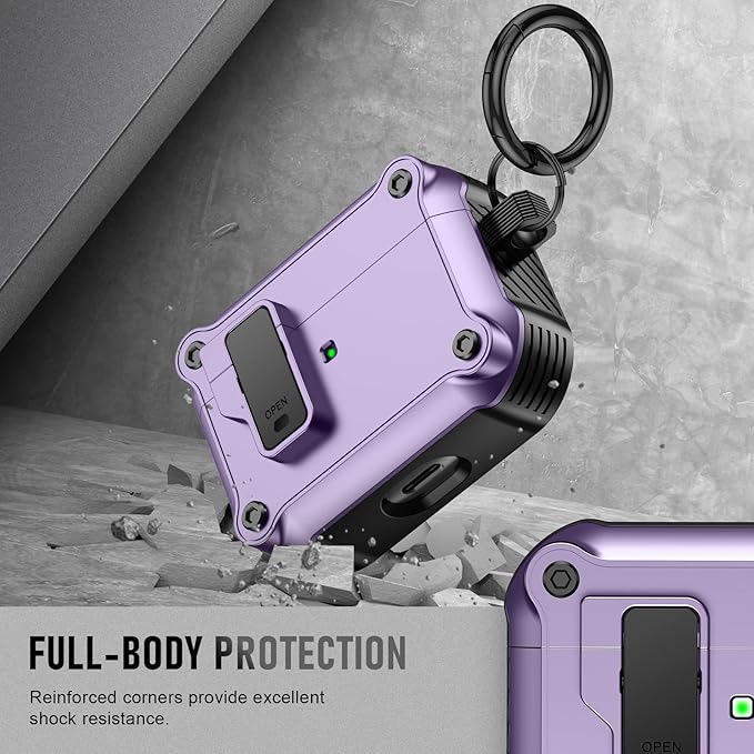 Compatible with Airpods Pro 3 Case(2025),for Airpods Pro 3rd Generation Cases Cover with Keychain Cleaner Kit Soft Silicone Shockproof Cover for Women Men