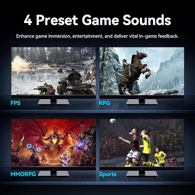 VENTION 7.1 Gaming DAC External USB Sound Card, 7.1 Virtual Surround Sound Blaster, 24bit/192KHz, RGB Light System, Gaming Audio Amplifier Compatible with PS5, PS4, Xbox, Nintendo Switch, PC, Headset