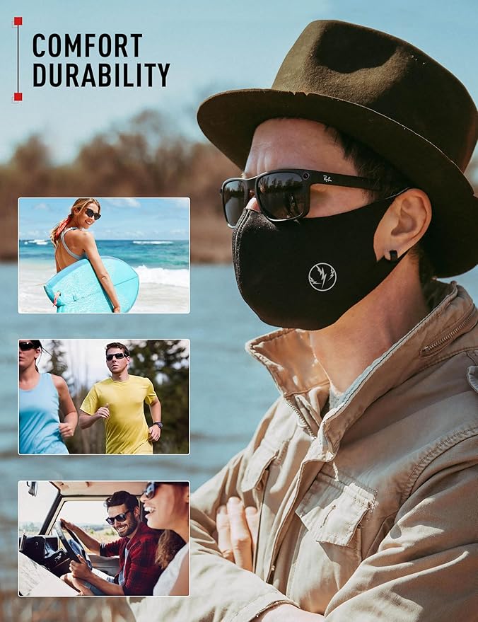 ThunderClap POLARIZED Replacement Lenses Compatible with Ray-Ban Meta Wayfarer RW4006 50mm | RW4008 53mm Smart Glasses