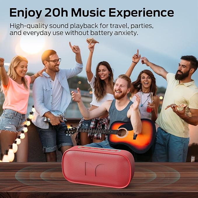 Monster S150 Speaker, Strong Bluetooth 5.4, IPX7 Waterproof Wireless Speaker, Support Sulti-Channel Connection, HD Hands-Free Calling, Compact Design Bluetooth Speakers