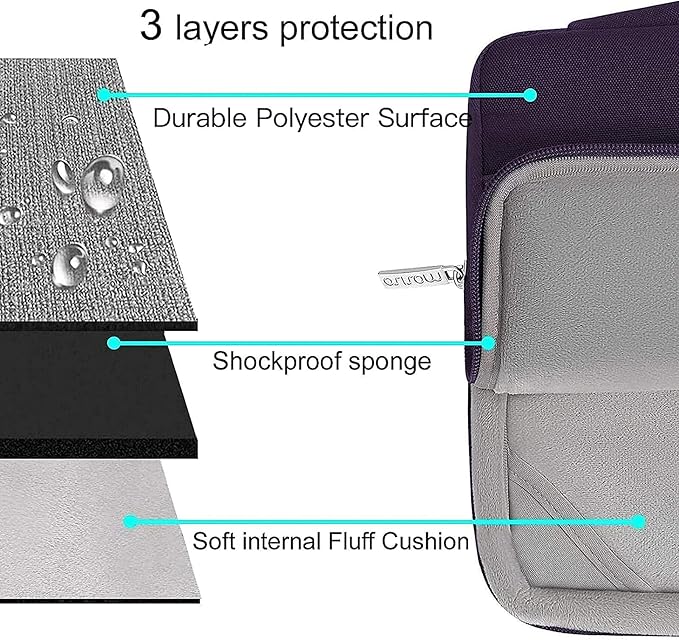 MOSISO Compatible with MacBook Air 13 inch Case M5 2026 M4 2025 M3 M2 2024-2022 A3449 A3240 A3113 A2681,Hard Shell&Sleeve Bag&Keyboard Skin&Webcam Cover&ScreenFilm for MacBook Air 13.6, Plum Purple