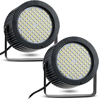 Funtery 2 Pcs 88 LED Halloween Strobe Light Outdoor for Parties, White - Image 1
