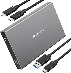 Cable Matters Aluminum 10Gbps USB C Hard Drive Enclosure for 2.5" SSD/HDD