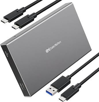 Cable Matters Aluminum 10Gbps USB C Hard Drive Enclosure for 2.5" SSD/HDD