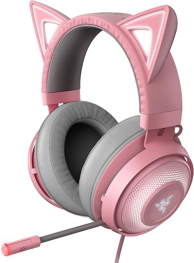 Razer Kraken Pink Kitty Edition, Wired (Renewed)