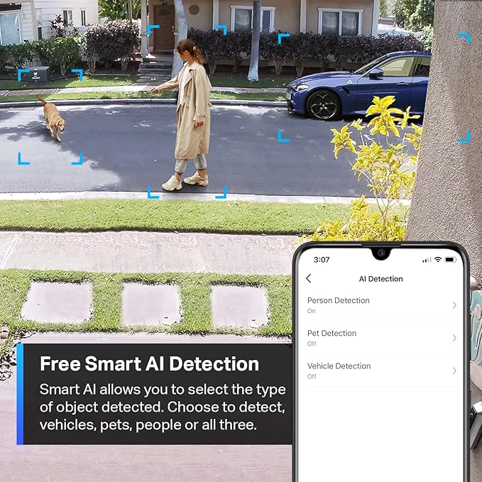 Tapo TP-Link Outdoor Wireless Security Camera, 2K QHD, Color Night Vision, Starlight Sensor, Motion/Person/Vehicle Detection, 180 Day Battery, Works w/Alexa & Google Home, 1-Camera, C420S1