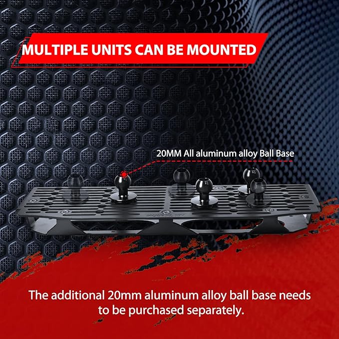2025 2024 F150 Metal Dash Platform Phone Mount Magnetic Phone Holder for 2021-2025 F150 & 2021-2023 Raptor Cell Phone Holder Dash Phone Mount 2024 F150 Dash Mount