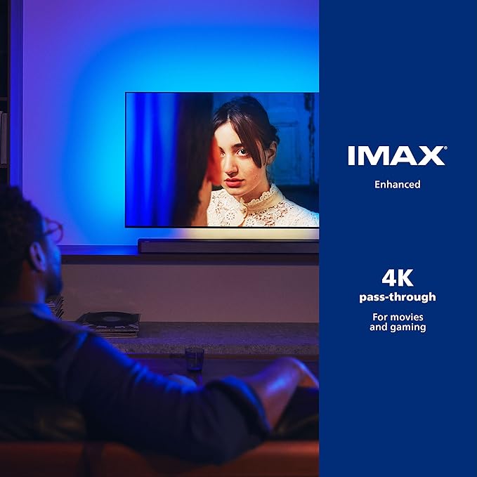 PHILIPS Fidelio FB1 7.1.2-Channel Surround Sound Soundbar with Integrated Dolby Atmos and Subwoofer + DTS Play-Fi, All-in-One, Premium Design and Materials