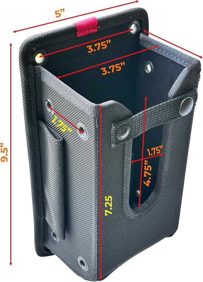 Heavy-Duty Mountable Ballistic Nylon Barcode Scanner Holster & Carrying Pouch for Zebra MC9300 Gun – Rugged, Protective Case with Belt & Mounting Options