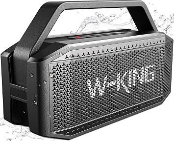 W-KING Bluetooth Speaker, 100W Peak Outdoor Portable Loud Speakers Wireless