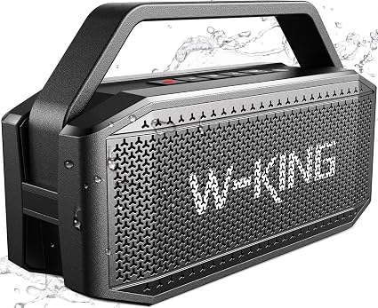 W-KING Bluetooth Speaker, 100W Peak Outdoor Portable Loud Speakers Wireless