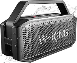W-KING Bluetooth Speaker, 100W Peak Outdoor Portable Loud Speakers Wireless