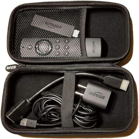 ienza Protective Travel Case for FireStickTV, AllNew FireTV4K UltraHD, Chromecast, Roku Streaming Stick and Similar Devices (Case Only)