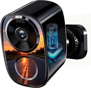 2026 Enhanced 2K UHD Security Cameras Wireless Outdoor – Free Cloud & SD Storage, Dual-Band WiFi 2.4G/5G, Full-Color Night Vision, 6-Month Battery, Motion Alerts, IP66 Weatherproof, 2-Way Talk