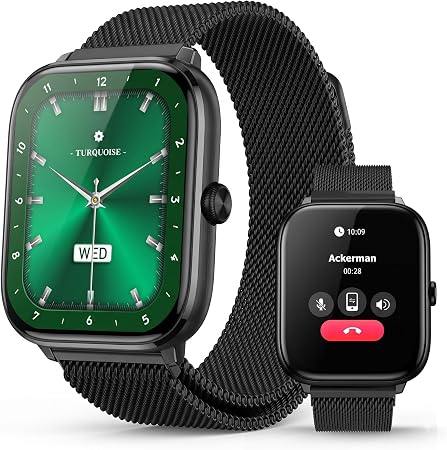 EarlySincere Premium Smart Watch Men Bluetooth Calling, 2.06" HD AMOLED AOD