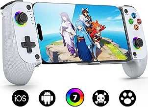 Mocagen MC1 Phone Controller for iPhone & Android – Ergonomic Grip, Low Latency, Case Friendly, Bluetooth Mobile Controller with Hall Effect Joysticks, Turbo, Portable Travel Companion for Car/Leisure - Image 1