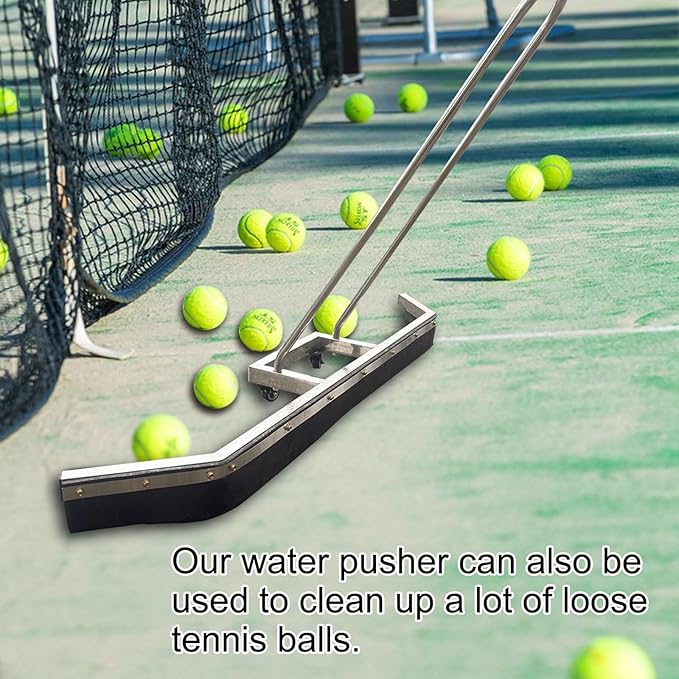 Port Tennis Court Squeegee Rain Shuttle for Sports Court Water Wiper Device Water Remover Stadium Dust Collector Wiper