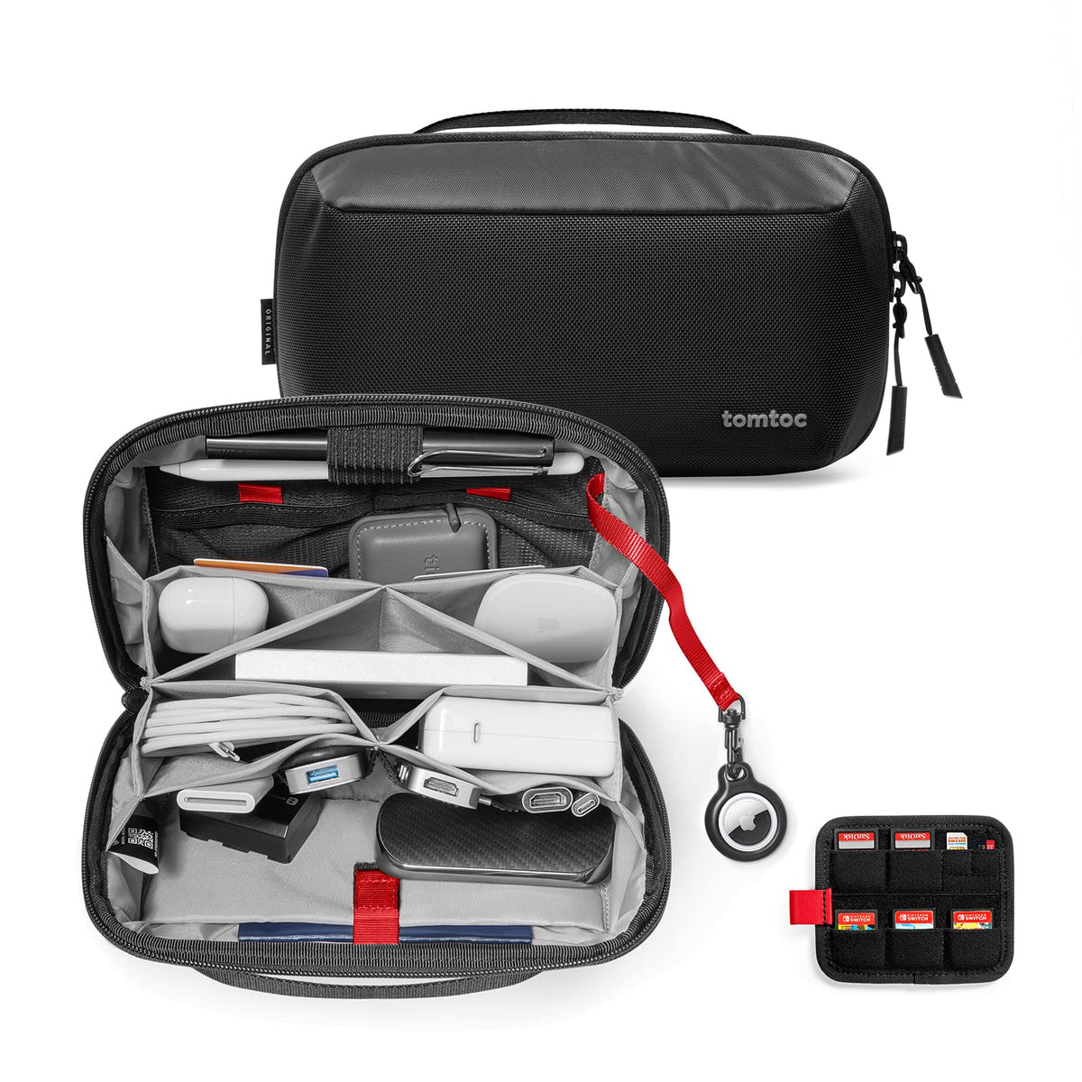 tomtoc Electronic Organizer Accessory Pouch for MacB | Best Tech Picks - Image 1