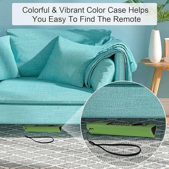 2 Pack Luminous Remote Cover Compatible with NVIDIA Shield Remote, Shockproof Case for NVIDIA Shield TV Pro/4K HDR Remote Controller, Lightweight Anti-Slip Skin-Friendly Silicone Skin Sleeve