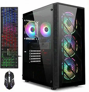 STGAubron Gaming PC Desktop,Core I7,RX 590 8G,32G RAM,1TB SSD - Image 1