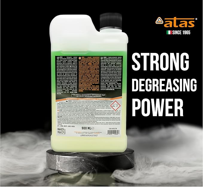 ATAS Dimer 900ml – Heavy-Duty All-Purpose Cleaner & Degreaser | Ultra-Concentrated Industrial Strength for Grease, Oil, Grime on Engines, Tires, Tools & Machinery