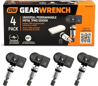 GEARWRENCH Universal Programmable Metal TPMS Sensor | 4 Pack | GWTPMSM4PK - Image 1