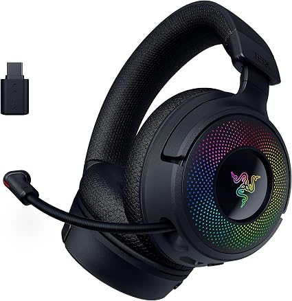Razer Kraken V4 Wireless 2.4GHz, Bluetooth, USB Gaming Headset, Black