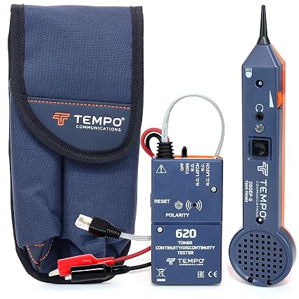 TEMPO 620K-G Security and Alarm Tone and Probe Kit, Professional Wire and Cable Tracer, Test Alarm Circuits (US Quality Control)